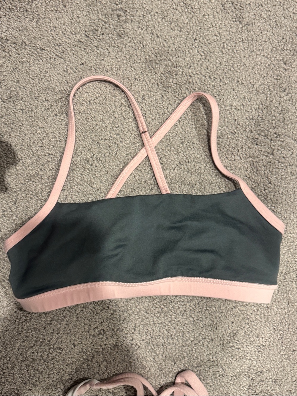 Fleo Women's Pink-Trim sports bra